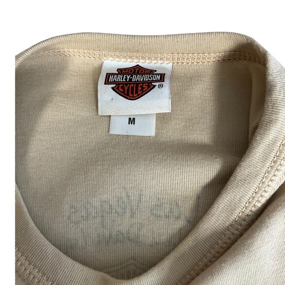 Vintage Harley-Davidson Tattoo Sleeve Graphic Tee Medium Y2K Grunge 90s Rare - Picture 9 of 11